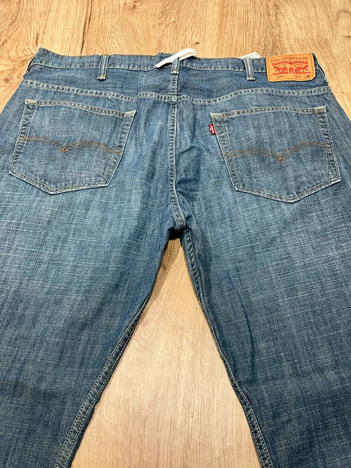 Jean Levi's 569 Loose Straight W38 L32 Vintage Bleu Délavé lvh 192 – photo 9